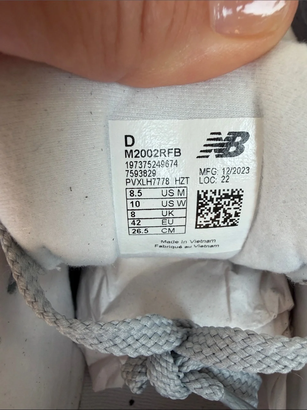 New Balance breathable mesh